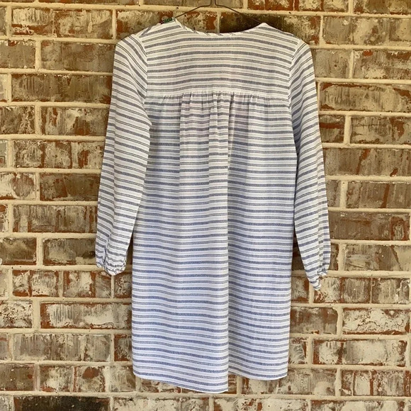 J. Crew Boho Striped Multi-color Tunic Mini Dress - Picture 8 of 8